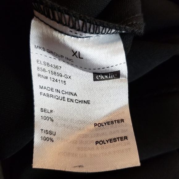 Elodie Black K Sexy Side Cut Out Waist Flare Leg Pant Sz XL. Date Night Clubbing - Picture 12 of 12